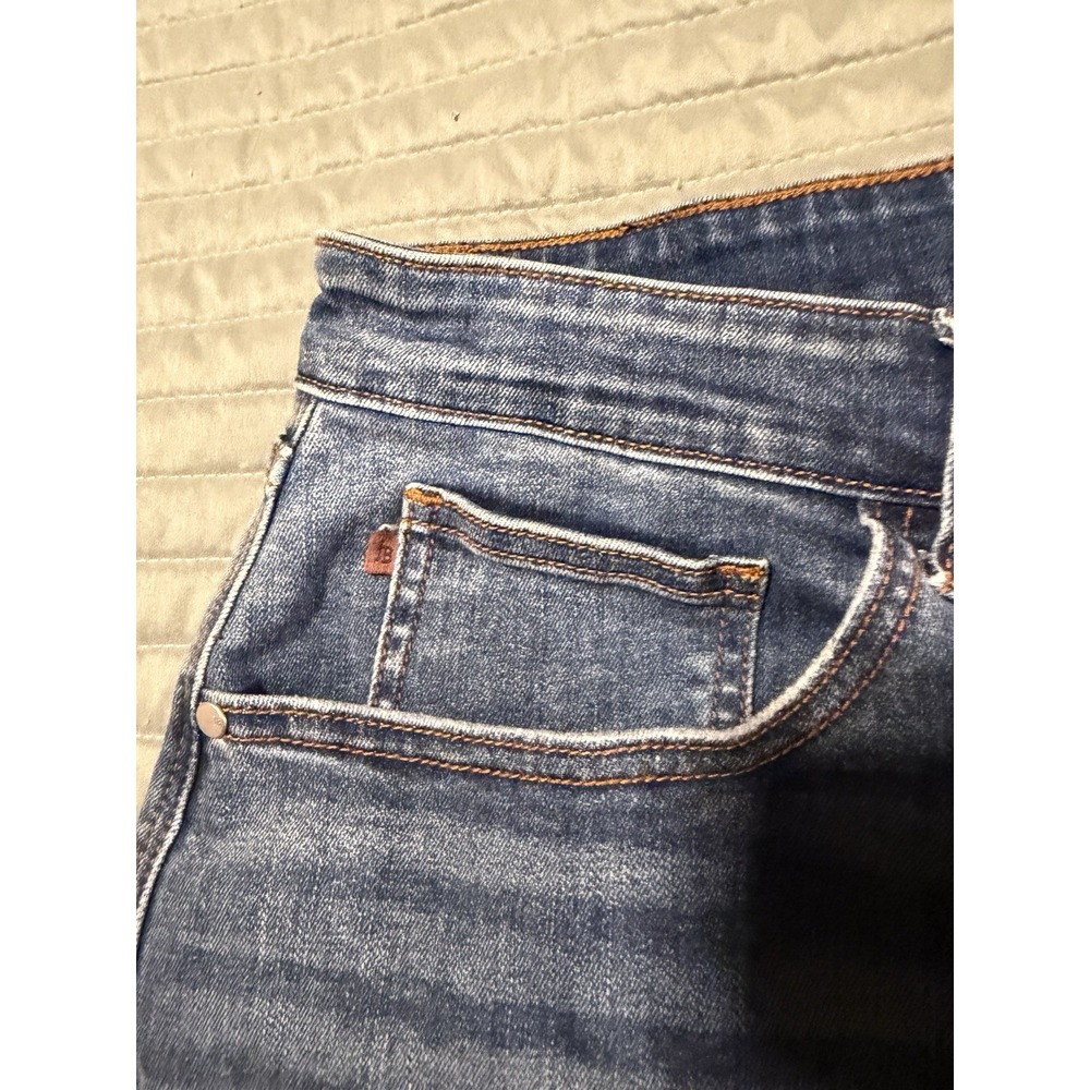 Judy Blue Palazzo Jeans 22W High Rise Wide Leg Stretch Denim Medium Wash - Picture 9 of 12